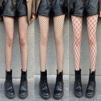 Thaya ยาว Hollow Out Fishnet ถุงน่อง Pantyhose สีดำสูงเอวถุงน่อง Panty Fishnet ชุดชั้นในคุณภาพสูง