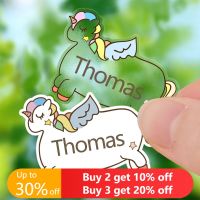 hot！【DT】●▼  Name Tag Sticker In Spain Custom Stickers with Personalized Children School Stationery Waterbottle Label