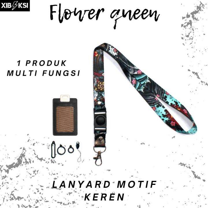 2 Sets Daisy Lanyard With Waterproof Transparent Card