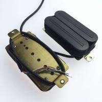 2Xelectric Gitar Pickup ฮัมบักเกอร์คอยล์คู่คู่ Sesoris สำหรับ Gitar Listrik Sesoris Suku Cadang