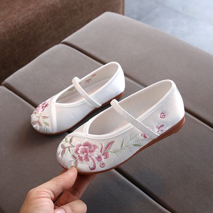 candy-style-รองเท้า-ส้นแบน-ปักลายดอกไม้-สไตล์จีน-แฟชั่นฮั่นฝู-สําหรับเด็กผู้หญิง-อายุ-2-10-ปี
