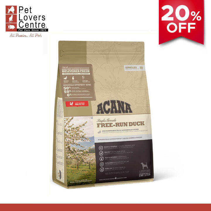 Acana Dog Dry Food Free Run Duck 2 kgs. (Expiration Date October 2023) Lazada PH