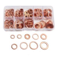 New Copper Washer Gasket Ring Sealing Solid Gasket Washer Sump Plug Oil For Boat Crush Flat Seal Ring Tool Hardware Accessories