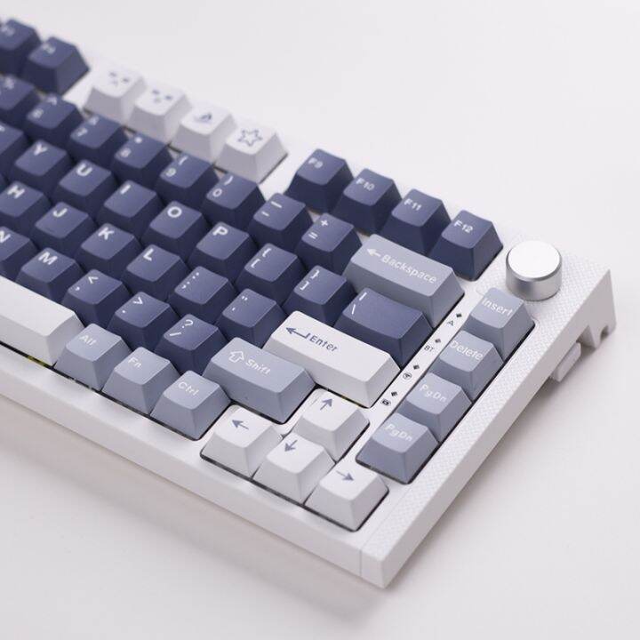 173คีย์-keycaps-pbt-double-shot-keycaps-gmk-ตกปลาสำหรับ-mx-switch-คีย์บอร์ด-cherry-profile-สำหรับ-key-caps