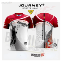 2023 NEW Badminton Short Sleeve T-shirt Breathable Print Full Sublimation 3d Summer brand new T-shirt