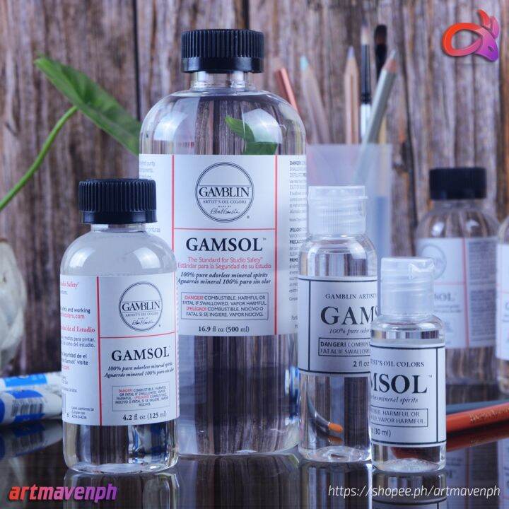♤Gamblin Gamsol Odorless Mineral Spirits Oil Thinning Solvent Lazada PH