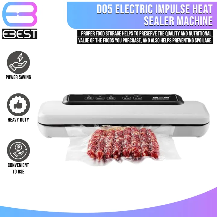 Food Vacuum Sealer Machine D05 Automatic Vacuum & Sealing Seal FREE