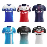 Custom Full Sublimation Player Version Football Jerseys Long Short Sleeve Football Shirt Breathable Training Soccer T Shirt Mens