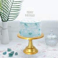 Set of 3 Pieces Cake Stands Iron Cake Holder Dessert Display Plate Serving Tray for Baby Shower Wedding Birthday Party