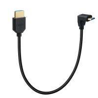 OD4.0mm 8K 60Hz Kabel Kompatibel HDMI Mini Atas/Bawah/Kiri/Kanan Bersudut 90 Derajat Laki-laki Ke HD 2.1 Laki-laki Konektor Kabel Ultra-tipis