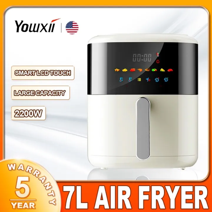 Yowxii Fryer 7L Touch Multifunction Capacity Automatic air fryer air