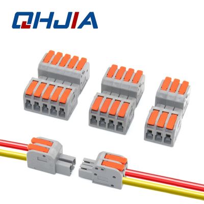 ✒ Wire Connector Universal Compact Splitter Lamp Wiring Cable Connector Docking Plug-in Quick Conductor Terminal Block