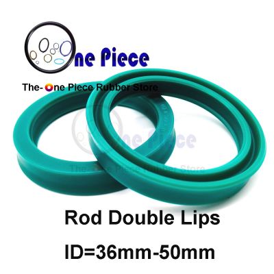 ☒卍❀ 20pcs a lot UR ID 36-50 mm Double lips U seal Hydraulic cylinder Rod U-ring type BS Polyurethane (PU) Rubber ROD SEAL with a lip