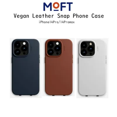 Moft Vegan Leather Snap Phone Case เคสหนังVeganกันกระแทกรองรับMagเกรดพรีเมี่ยม เคสสำหรับ iPhone14Pro/14Promax