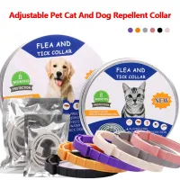 derZ441 ยอดฮิต - / Retractable Pet Dog Antiparasitic Collar Anti Flea Tick Collar For Small Large Dog Cat Lice Collars Deworming Collars Supplies