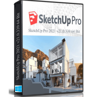 SketchUp Pro 2021 v21.0.339 (Windows) มีให้เลือกเป็น dvd หรือFlash Drive  โปรแกรมออกแบบบ้าน พร้อมวีดีโอวิธีติดตั้ง ทุกขั้นตอน