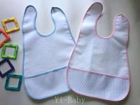 【CW】 shipping Baby waterproof bib Burp Cloths stitch  Infant saliva towels 4PCS/Set