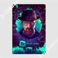 วอลเตอร์ Breaking Bad ป้ายโลหะโรงรถตกแต่งออกแบบปาร์ตี้โปสเตอร์ดีบุก  （Stock size: 20cm * 30cm）