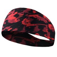 Yoga Sweatband Men Women Polyester Quick Dry Elastic Headbands Running Accessory