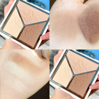 I Cosmetics Store Tricolor Contour Palette Highlighter Blush Brightening Matte Nose Shadow อายแชโดว์