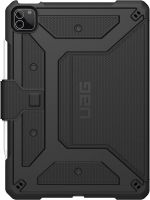 UAG ออกแบบมาสำหรับ iPad Pro 11 "(4th Gen 2022, 3rd Gen 2021, 2nd Gen 2020, 1st Gen 2018) เคสมหานครที่ทนทานทนทานทนทานฝาครอบป้องกันขาตั้งแบบพับได้หลายมุมพร้อมที่ใส่ดินสอสีดำโดยเกียร์เกราะในเมือง