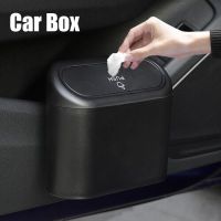 Car Trash Can Car Door Hanging Storage Box Multi-function Garbage Rubbish Bin