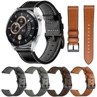 ❀₪ Straps For Huawei Watch GT2 GT 3 GT3 42mm 46mm Genuine Leather Smart Wristband Bracelet Watchband Accessories Belt 20 22mm