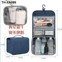 Travel Wash Bag แบบพกพาผู้ชายผู้หญิงกันน้ำแห้งเปียกแยกแบบพกพาสุทธิสีแดงกระเป๋าเครื่องสำอางพร้อมตะขอเก็บกระเป๋า