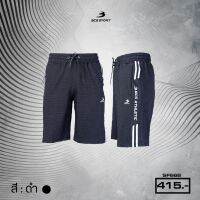 กางเกงวอร์มลำลองแฟชั่น UNISEX ขาสั้น ตัดต่อ 2 แถบ ซิปข้างกระเป๋ารุ่นใหม่ INVISIBLE BCS ATHLETIC 2-STRIPED