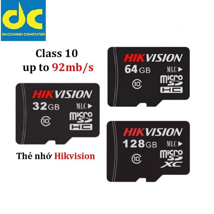 Thẻ nhớ Micro SD HIKVISION là sản phẩm chính hãng, chất lượng đảm bảo, dùng cho các thiết bị điện tử như camera, smartphone, máy tính bảng, v.v. Với dung lượng từ 8GB đến 256GB, bạn có thể lựa chọn phù hợp với nhu cầu sử dụng của mình.