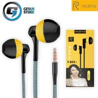 หูฟังเรียวมี Realme T-023 HD Sound Extra Bass ของแท้ เสียงดี ช่องเสียบแบบ 3.5 mm Jack ใหม่ล่าสุด รับประกัน1ปี BY GESUS STORE