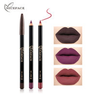 CerroQeern ดินสอ Lipliner 2 IN 1,ดินสอเขียนขอบปากลิปสติกดินสอกันน้ำเขียนขอบปากเครื่องสำอาง