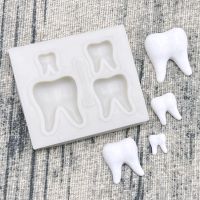 Tooth Silicone Sugarcraft Mold Resin Tools Cupcake Baking Mould Fondant Cake Decorating Tools Bread  Cake Cookie Accessories