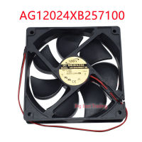 1ชิ้น AG12024XB257100 12025 12เซนติเมตร24โวลต์0.46A เครื่องเชื่อมพัดลมระบายความร้อนรับประกันคุณภาพ