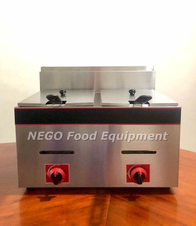 Commercial Double Gas Deep Fryer Heavy Duty Lazada PH