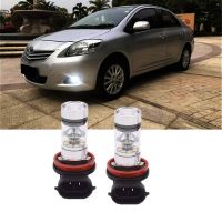 2PC H11 H8ไฟตัดหมอกหลอดไฟสำหรับโตโยต้า Vios รุ่นที่สอง2008-2013 6000K อุปกรณ์เสริม