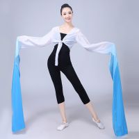 【CW】 Sleeves Yangko Practice Chinese Classical Hanfu Tibetan Costume