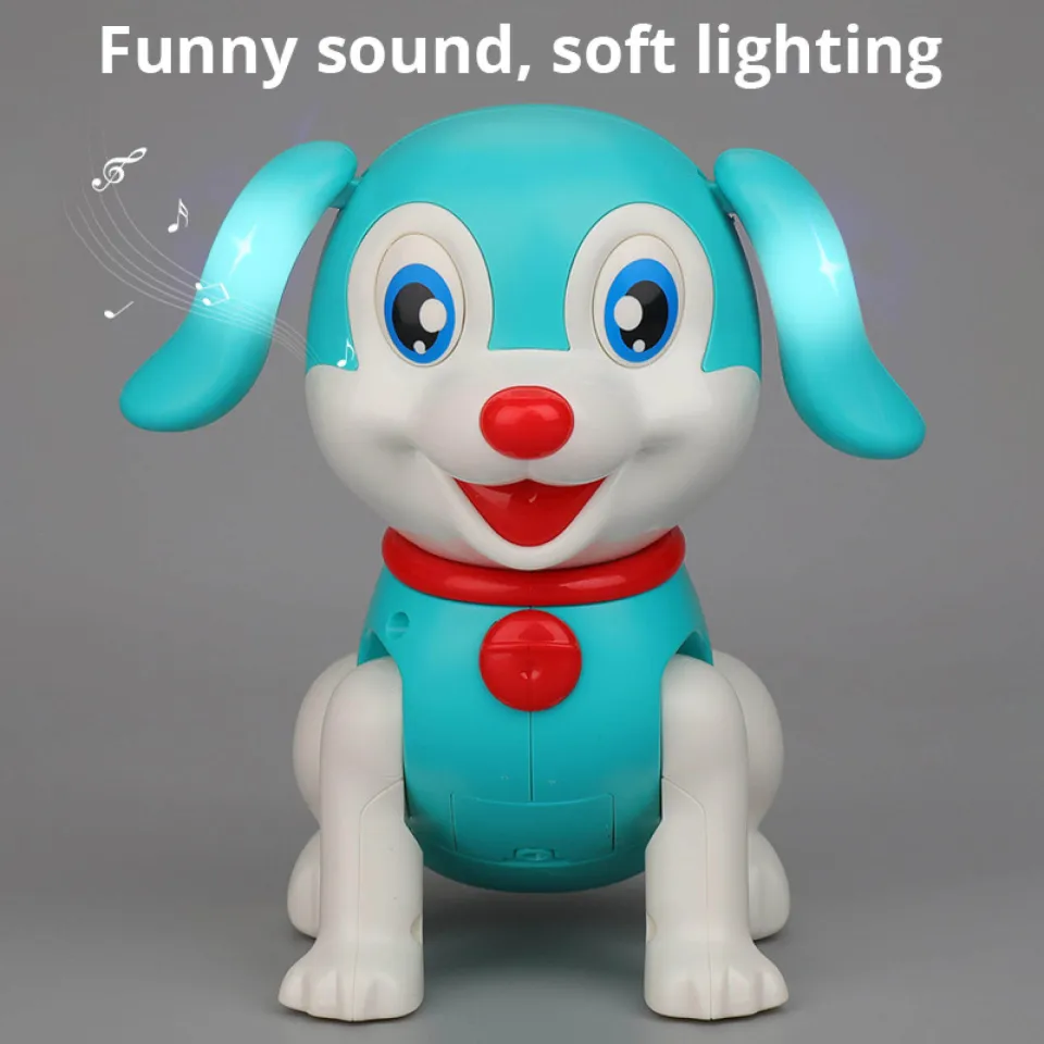 Funny Cartoon Dog Robotic Puppy Interactive Walking Singing