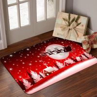 Merry Christmas Snowflake Elk Carpet for Living Room Luxury Home Decoration Sofa Table Large Area Rugs Bedroom Non-slip Floormat