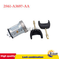 Ignition Switch &amp; Lock Barrel Cylinder Set + 2 Keys For Ford Transit MK7 06-ON 2S61-A3697-AA