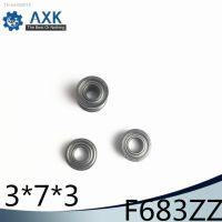 ✓™✥ F683ZZ Flange Bearing 3x7x3 mm ABEC-1 ( 10 PCS ) Flanged F683 Z ZZ Ball Bearings
