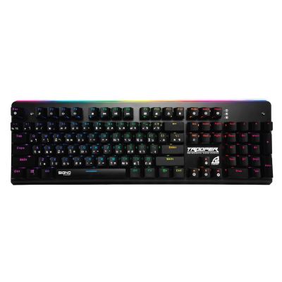 BESTSELLER อุปกรณ์คอม RAM KEYBOARD (คีย์บอร์ด) SIGNO KB-771 TROOPER (BLUE OPTICAL SWITCH) (RGB LED) (EN/TH) อุปกรณ์ต่อพ่วง ไอทีครบวงจร