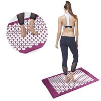 Yoga Mat Natural Relief Stress Body Massage Cushion Acupressure Massager Mat Relieve Stress Pain