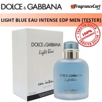 D&G Light Blue Eau Intense Pour Homme EDP for Men (100ml Tester) Dolce &  Gabbana Eau de Parfum [Brand New 100% Authentic Perfume/Fragrance] | Lazada  Singapore