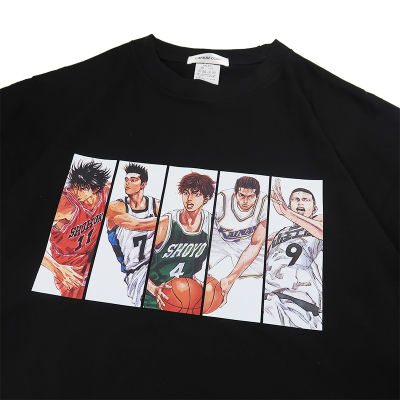 เสื้อยืดแขนสั้นเยาวชน Slam Dunk Sakuragi ใหม่