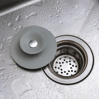 【CW】Silicone Sink Strainer Waste Plug Bathroom Accessories Drain Sink Cover Sewer Hair Filter Waste Collector Kitchen Sink Filter