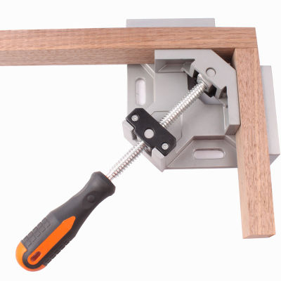 90 Degree Right Angle Clip Clamp Tool Single Handle Aluminum Alloy Corner Clamp Woodworking Frame Clip Right Angle Folder 1pcs