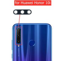 2ชิ้นสำหรับ Huawei Honor 10i เลนส์กระจกกล้องถ่ายรูปด้านหลังกระจกกล้องมองหลังด้วยกาว3เมตรอะไหล่ทดแทนสำหรับซ่อม10i