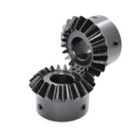 1:1 2M 202530 Gigi Keyway Karbon Bevel Gear 90 Darjah Gear Bevel Keras Baik