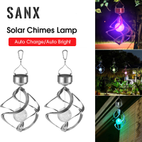 SANX หลอดไฟ LED เปลี่ยนสีได้,ไฟสปินเนอร์ระบบเกลียวพลังงานแสงอาทิตย์